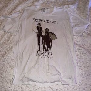 *NWOT* 100% cotton oversized fleetwood mac rumours shirt